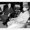 In the recording studio with producer Adam Phillips